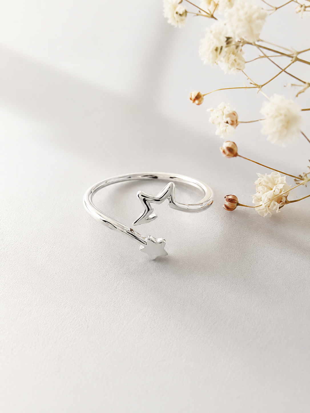 Anillo baño de plata