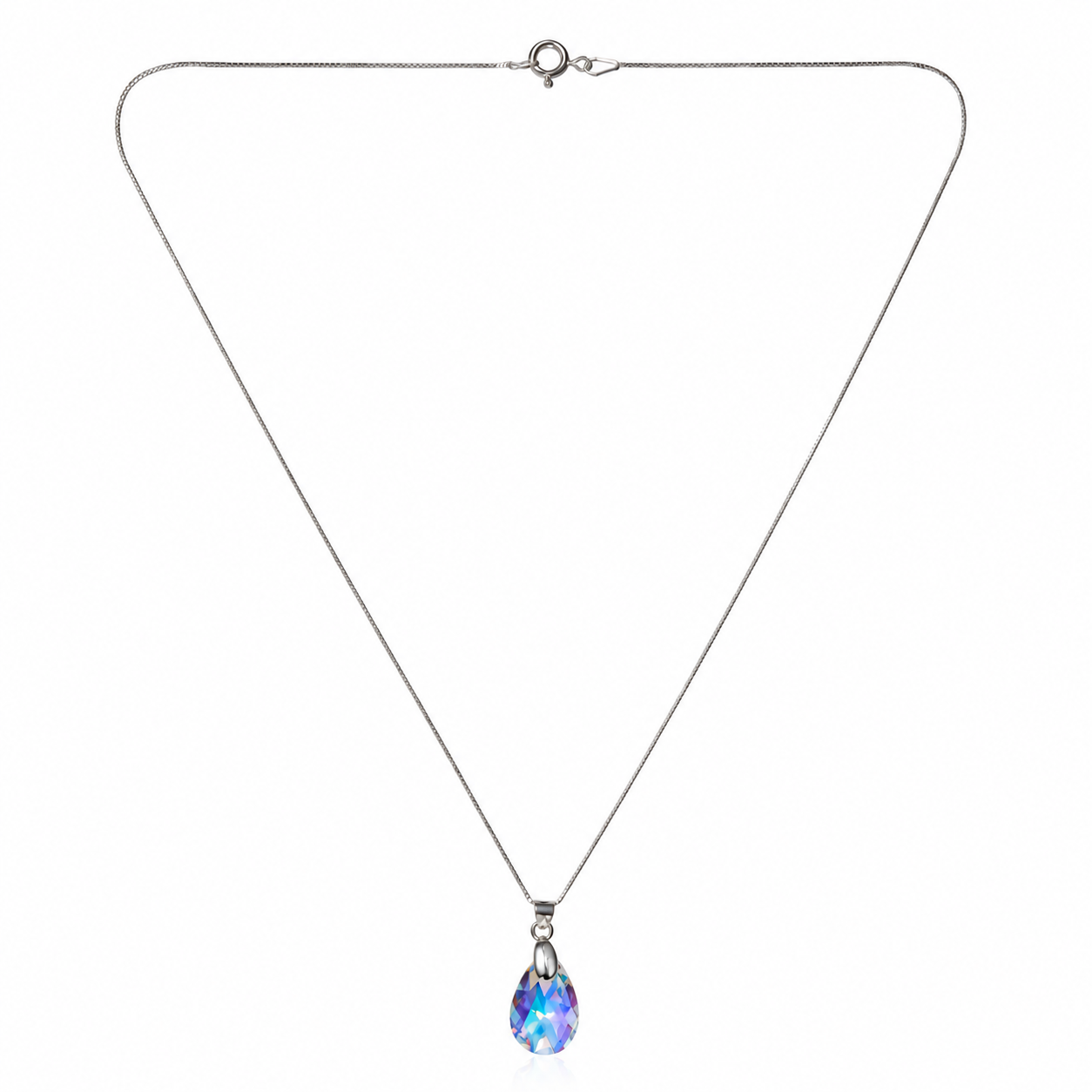 Colgante gota con cristales de swarovski