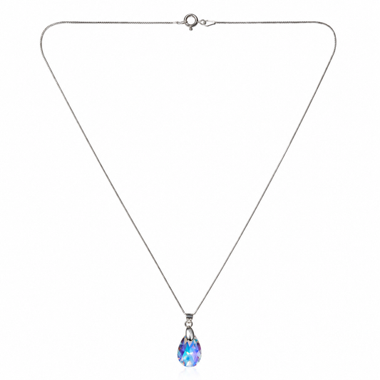 Colgante gota con cristales de swarovski